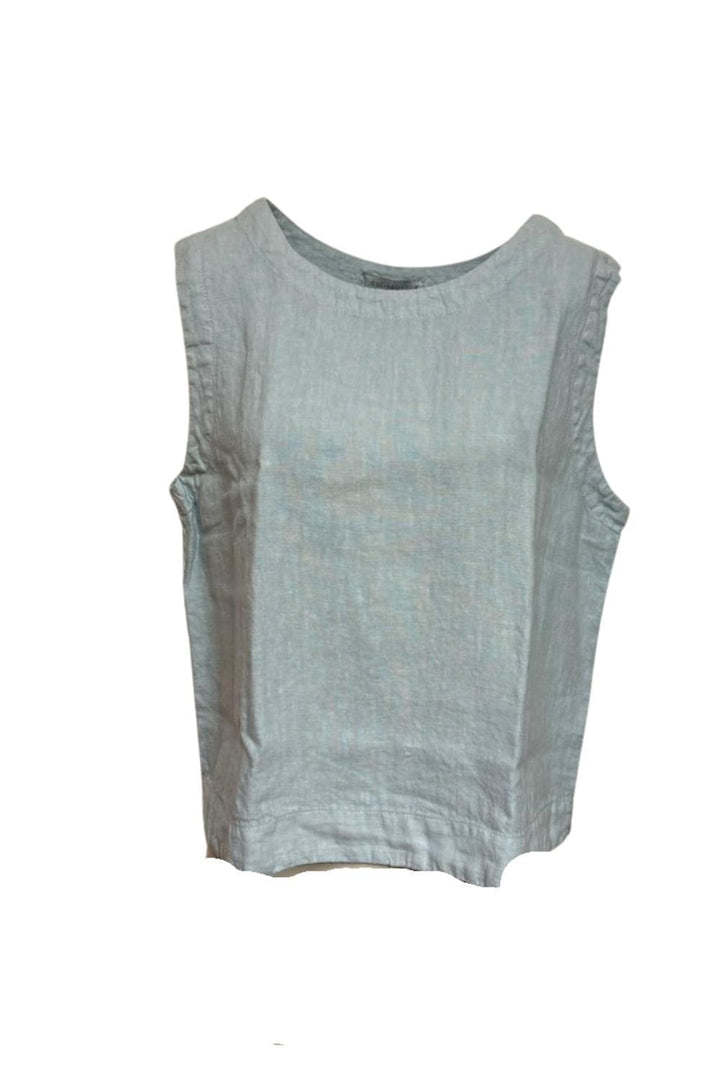 SHELL SLEEVELESS TOP | COL=PORCELAIN