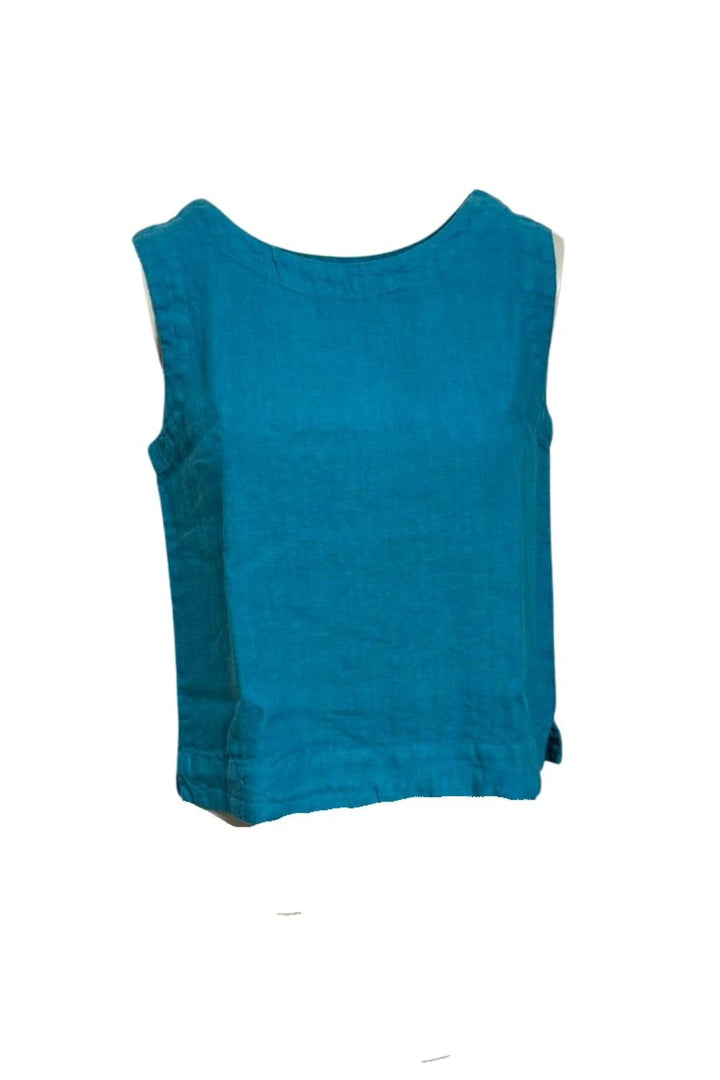 SHELL SLEEVELESS TOP | COL=BAHAMA
