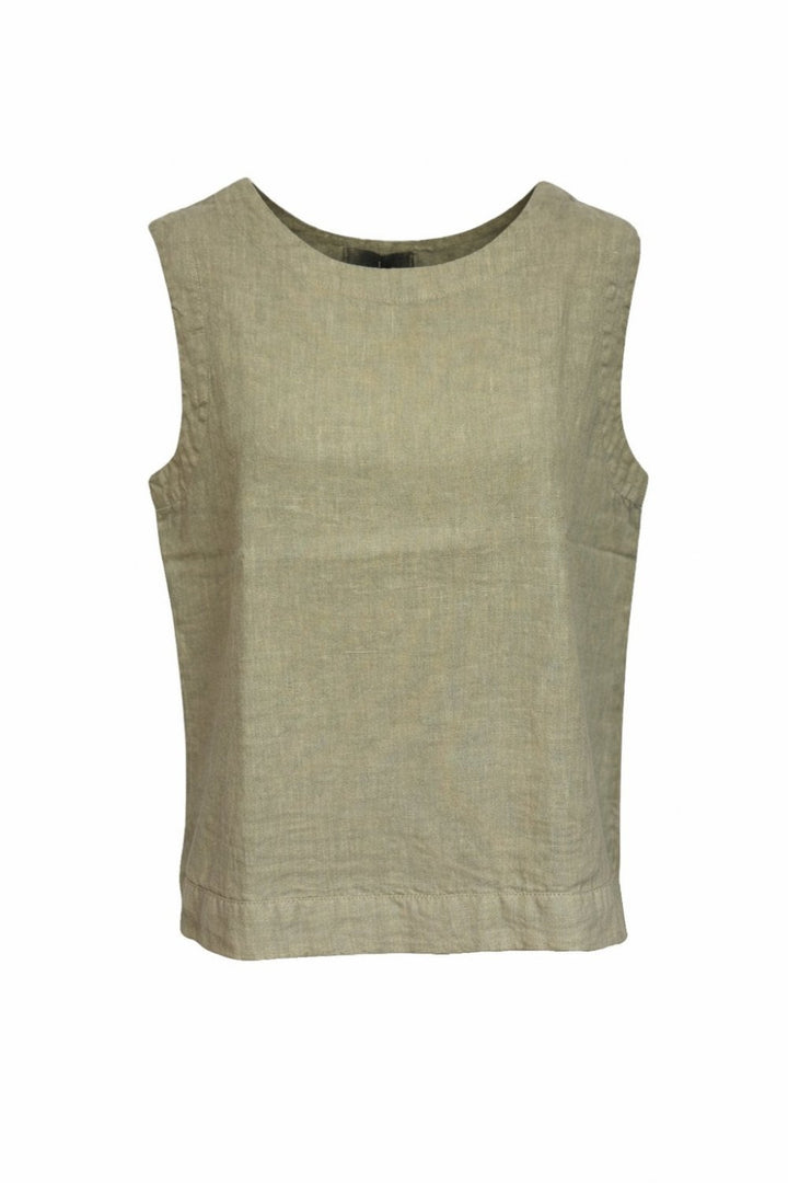 SHELL SLEEVELESS TOP | COL=RYE