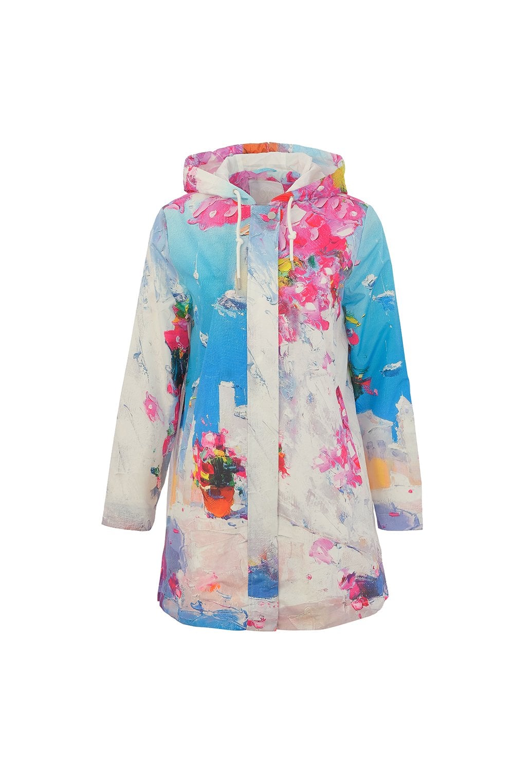 SANTORINI SUMMER RAINCOAT | COL=MULTI