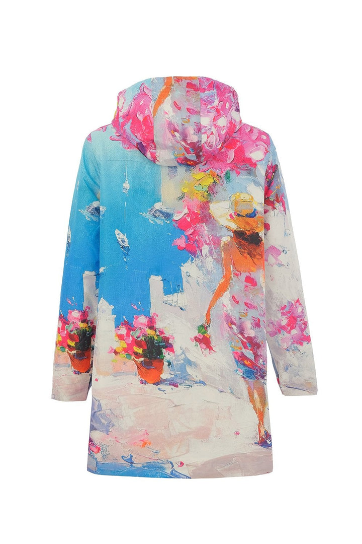 SANTORINI SUMMER RAINCOAT | COL=MULTI