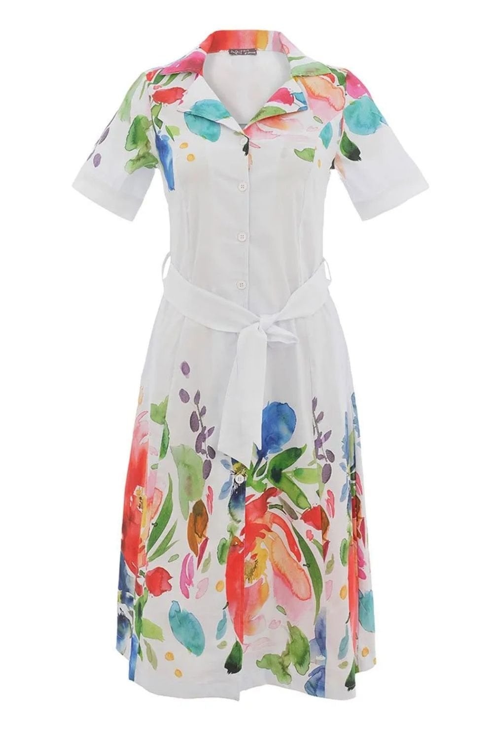 SPRING DELIGHT SHIRT DRESS | COL=MULTI