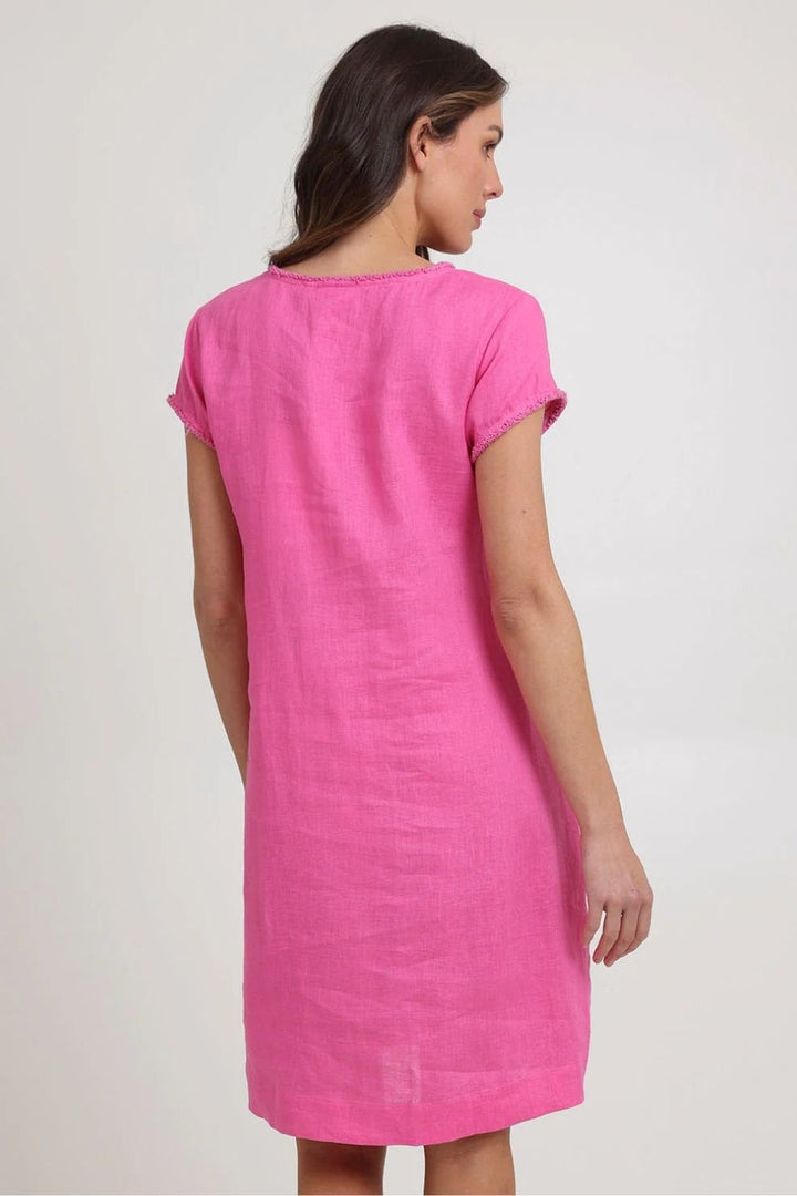 FESTIVAL DRESS | COL=HOT PINK
