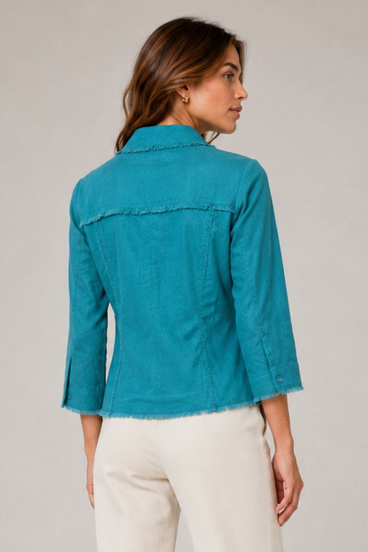 HEY MR DJ JACKET | COL=AQUATIC
