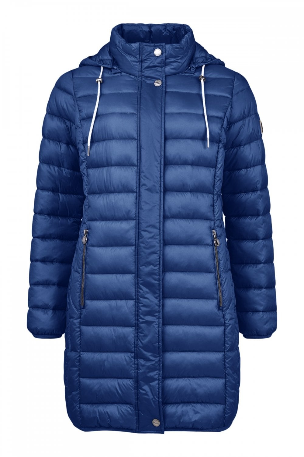 HOODED PUFFER DOWN COAT | COL=NAVY