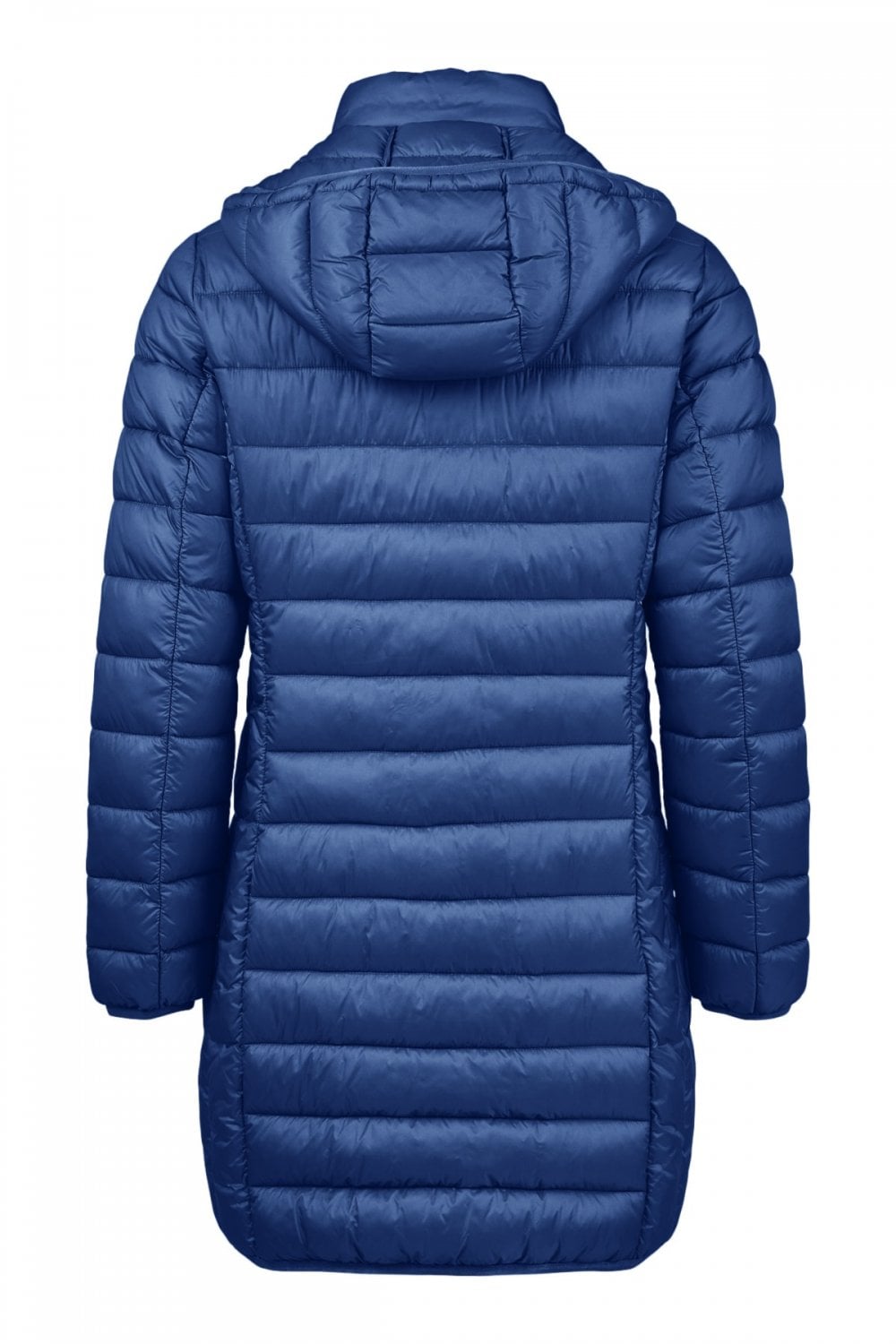 HOODED PUFFER DOWN COAT | COL=NAVY