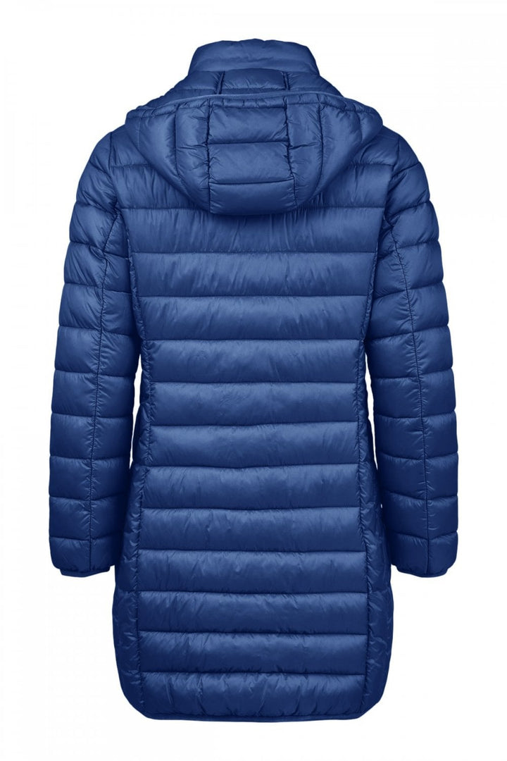 HOODED PUFFER DOWN COAT | COL=NAVY