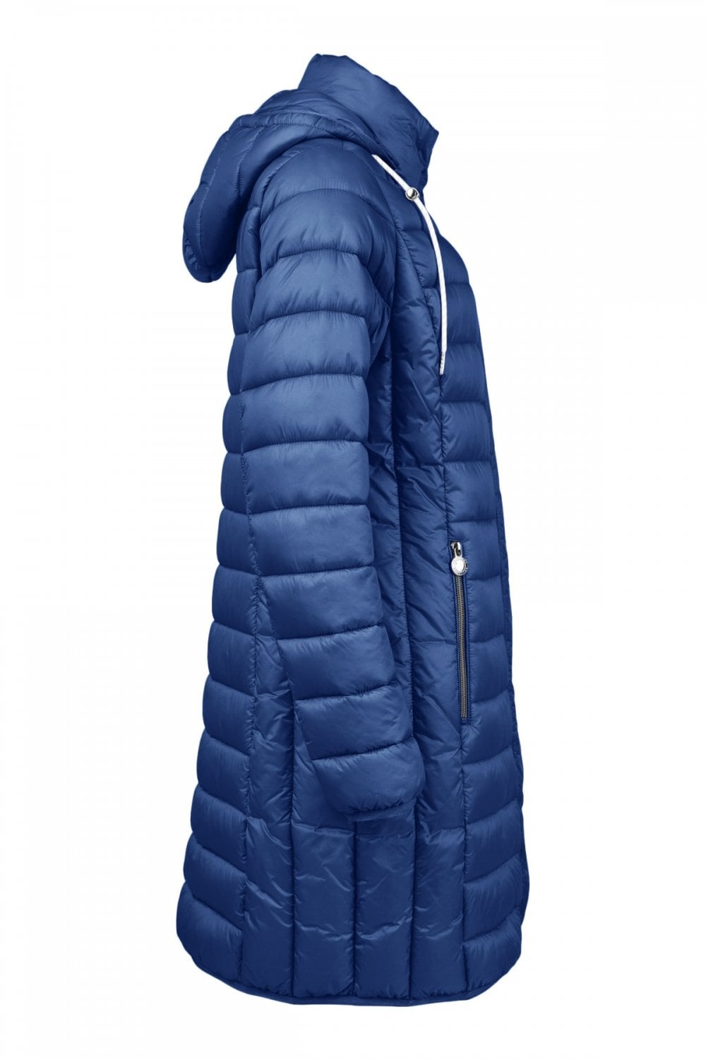 HOODED PUFFER DOWN COAT | COL=NAVY