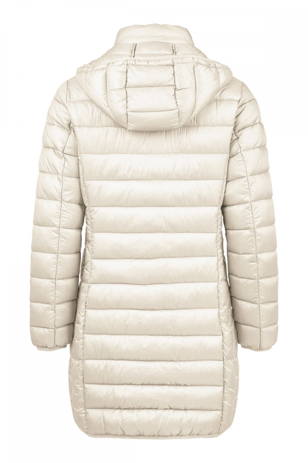 HOODED PUFFER DOWN COAT | COL=CREAM