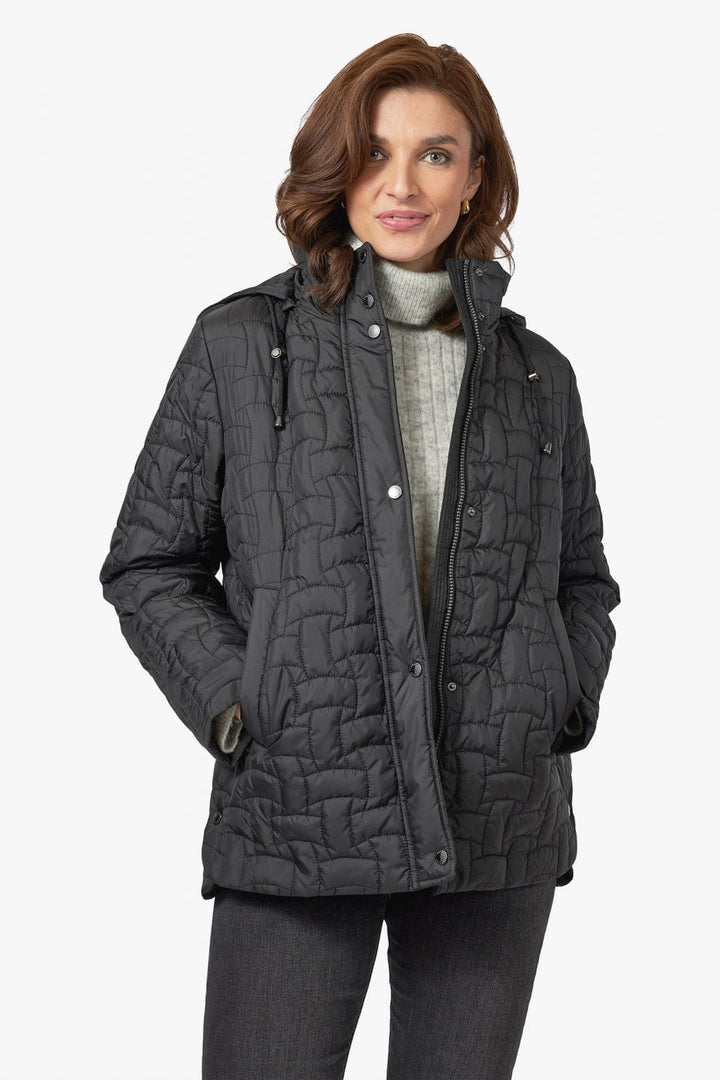 QUILTED JACKET | COL=BLACK