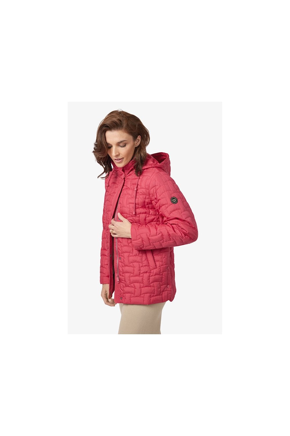 QUILTED JACKET | COL=PERSIAN RED