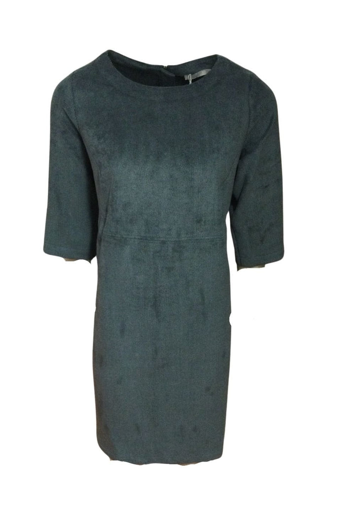 ROMANTA CORD DRESS | COL=BLUE