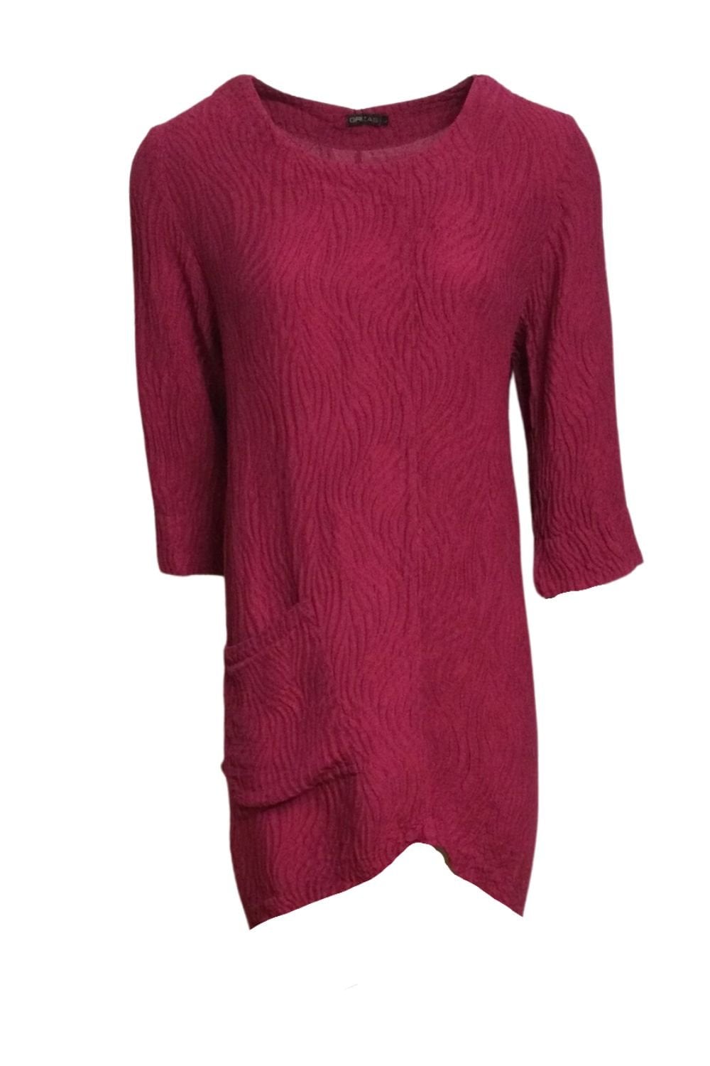 ONE POCKET TUNIC | COL=FUSCHIA