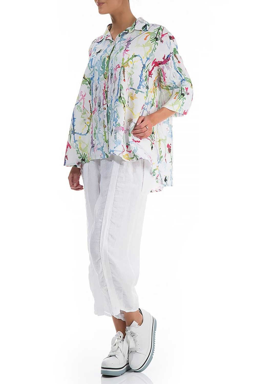 SPLATTER PRINT SHIRT | COL=MULTI