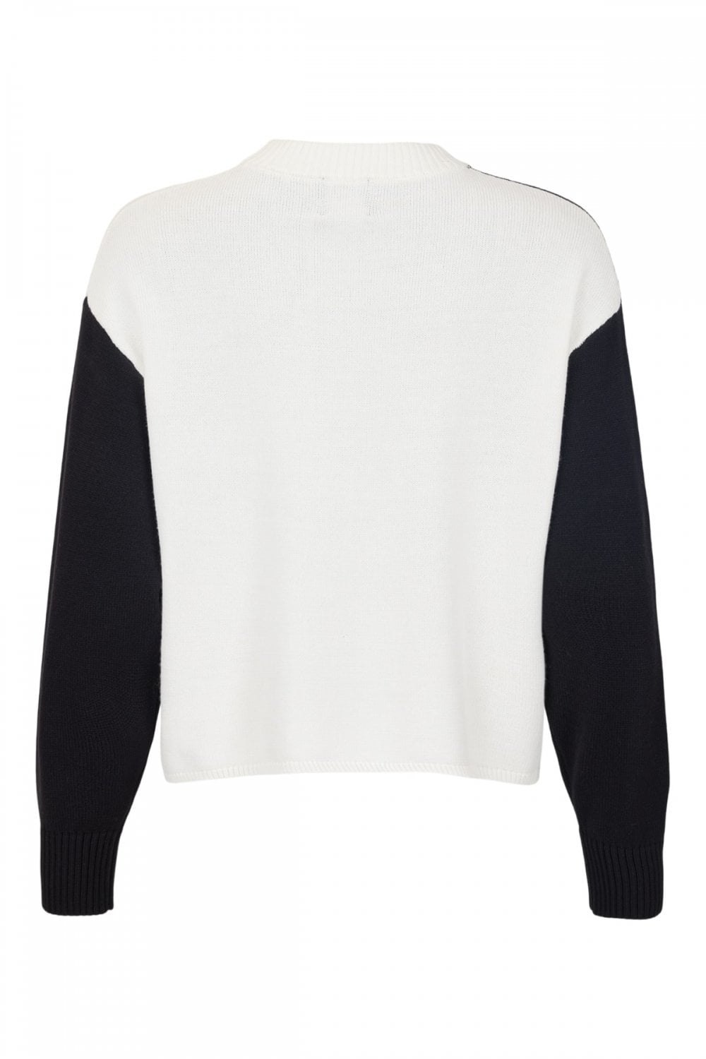 STATEMENT KNIT SHORT PULLOVER | COL=BLACK