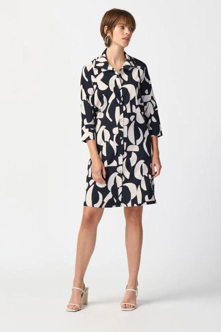 ABSTRACT DRESS | COL=BLACK