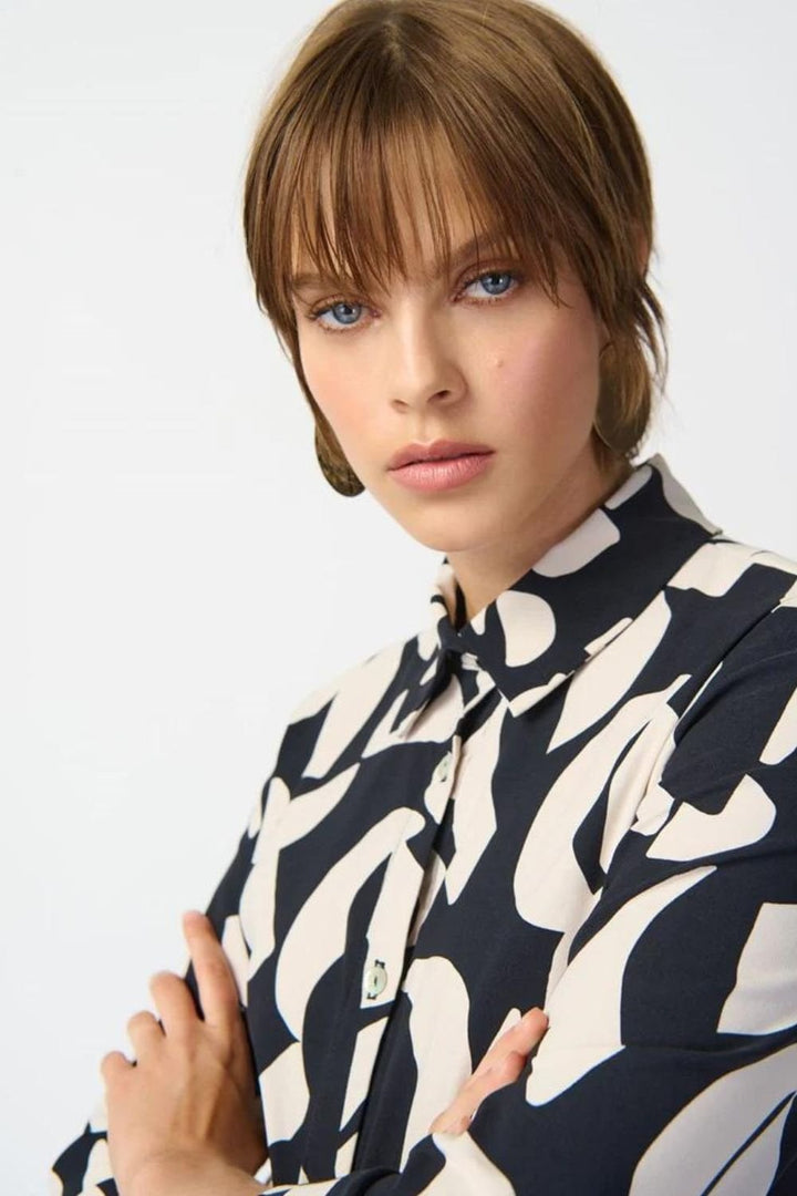 ABSTRACT DRESS | COL=BLACK