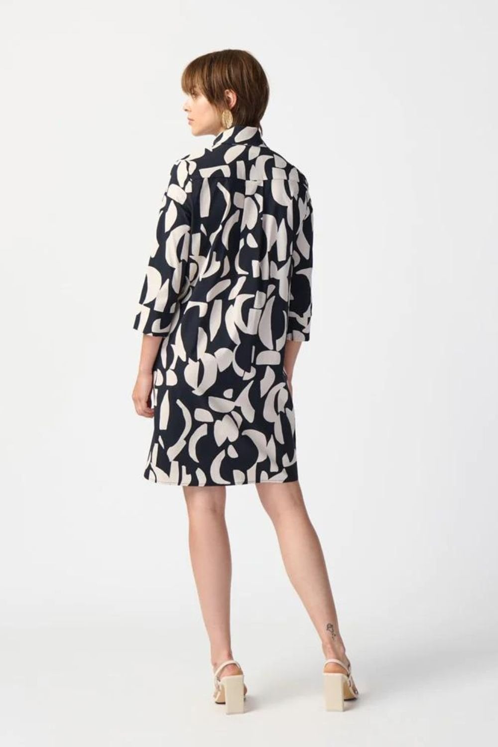 ABSTRACT DRESS | COL=BLACK