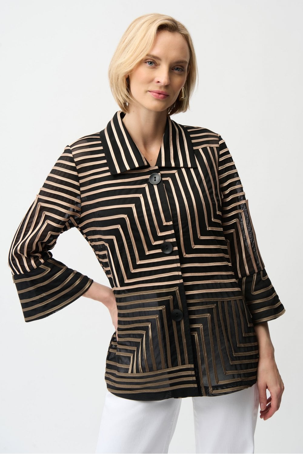 ABSTRACT JACKET | COL=BROWN