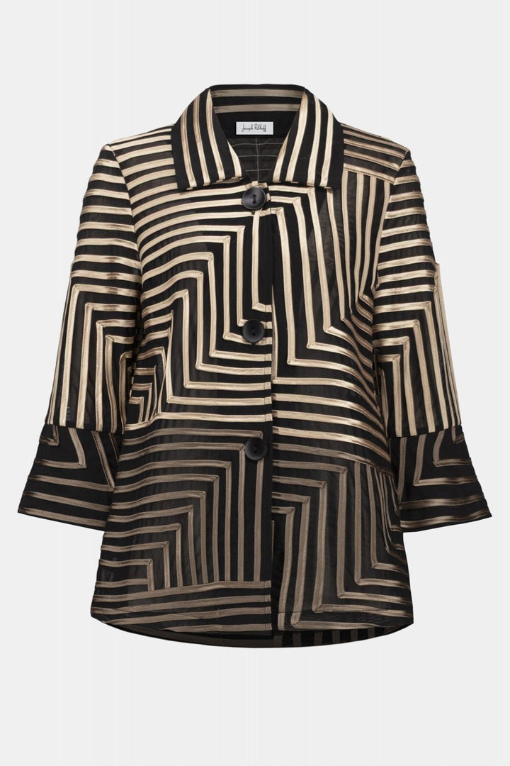 ABSTRACT JACKET | COL=BROWN