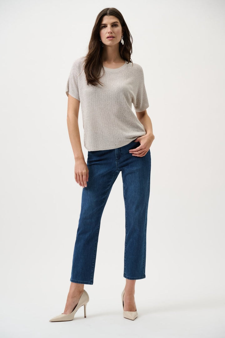 CLASSIC FIT STRETCH JEANS | COL=DENIM MID BLUE