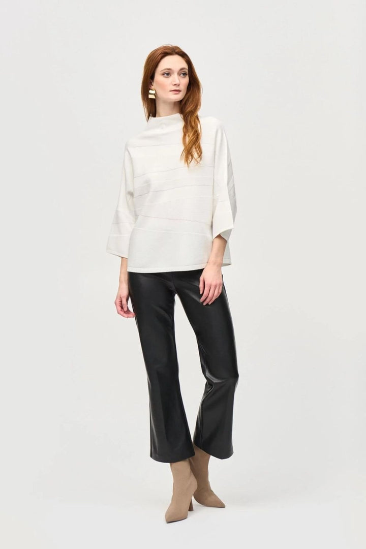 COWL NECK BOXY TOP | COL=BLACK,VANILLA