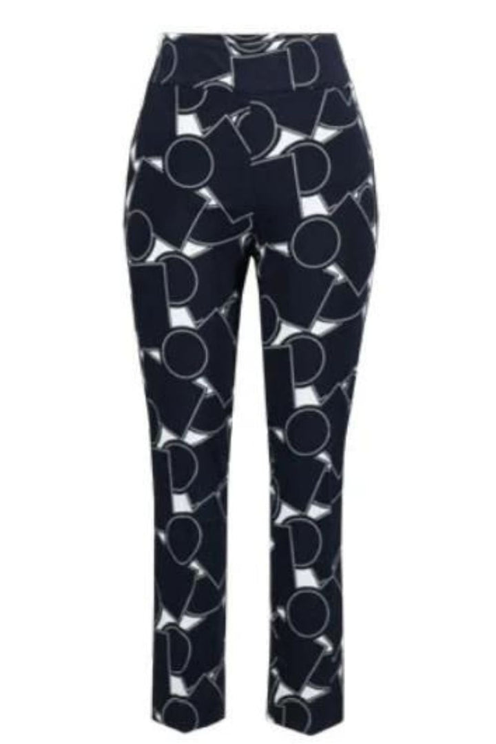 GEOMETRIC TROUSER | COL=MID BLUE