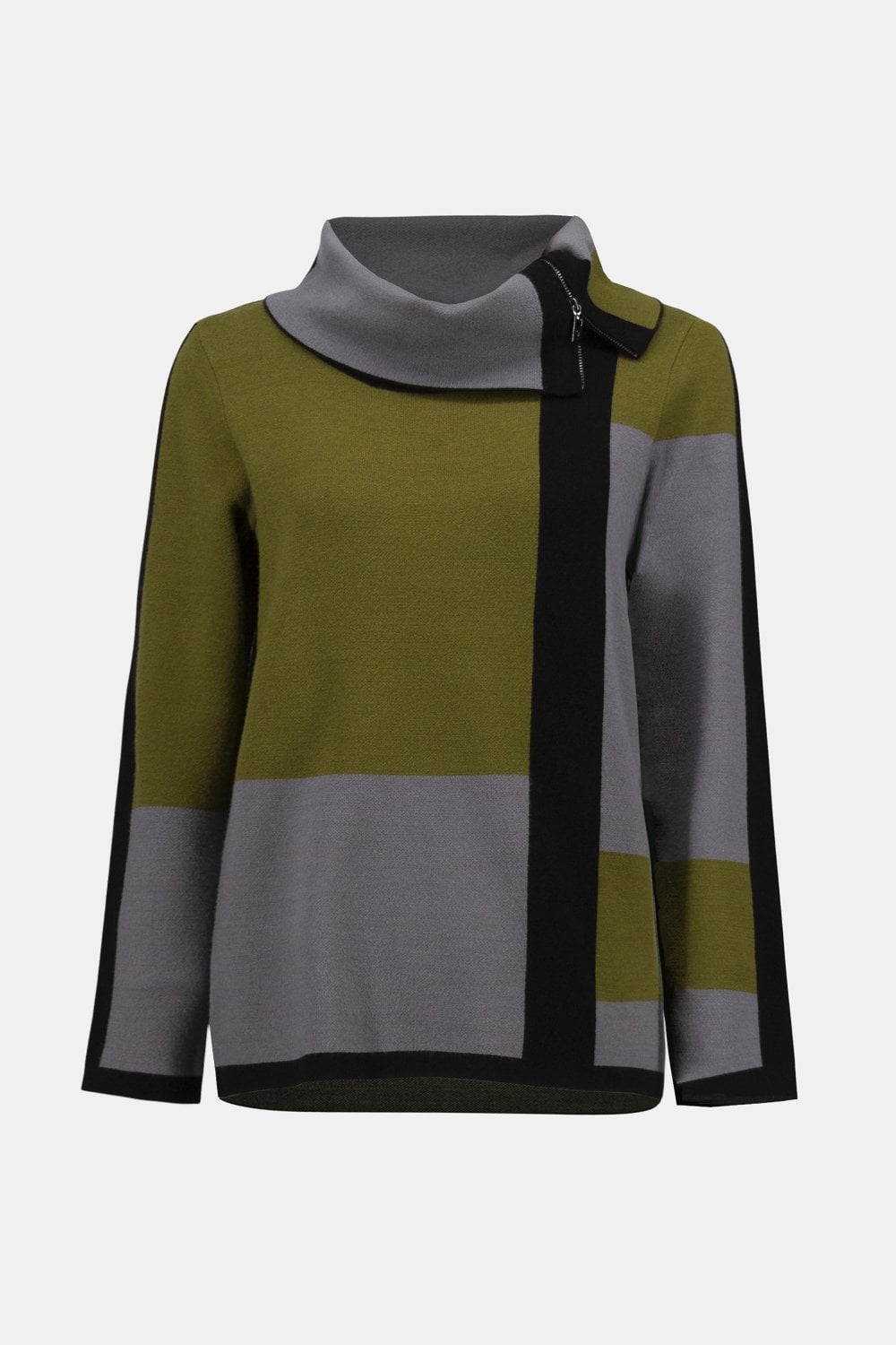 JACQAURD BLOCK SWEATER | COL=MIX