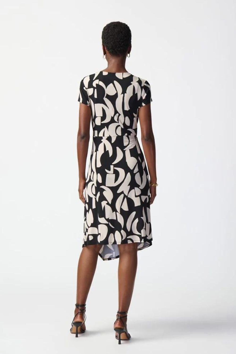 MOONSTONE BLACK WRAP DRESS | COL=MIX