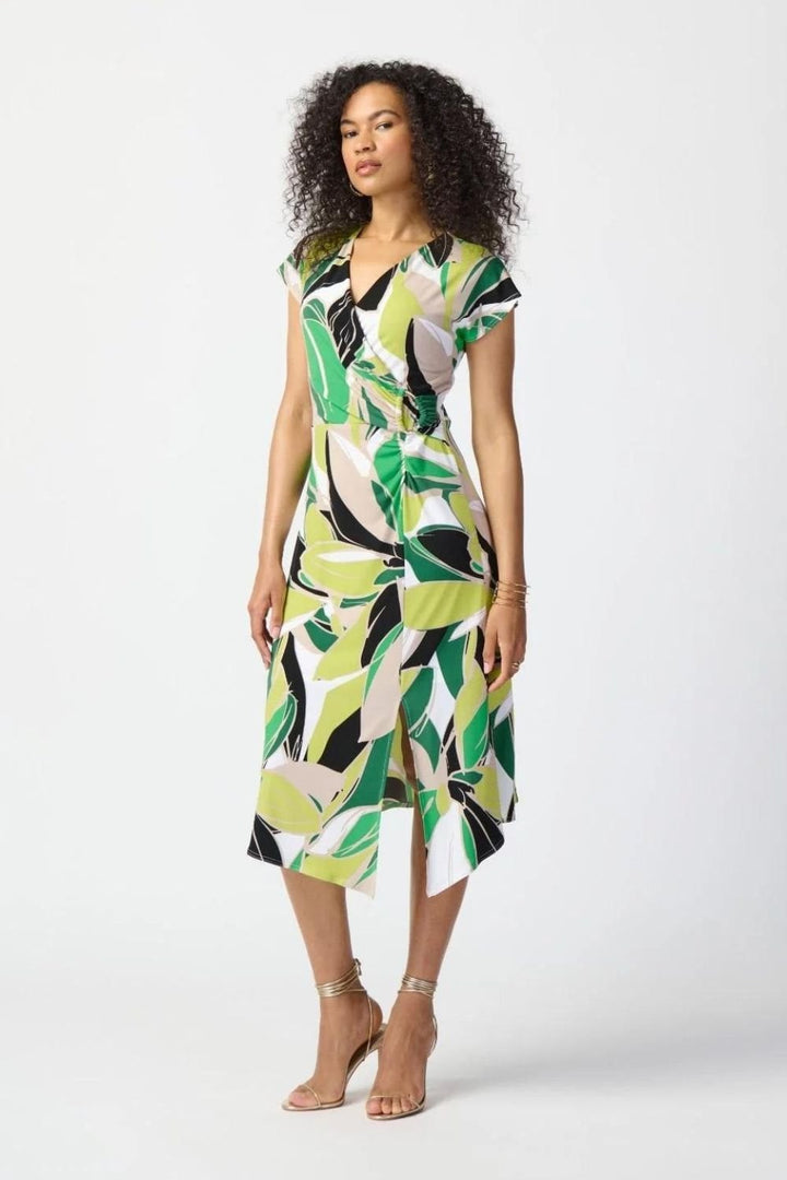 PLANT MOTIF DRESS | COL=MULTI