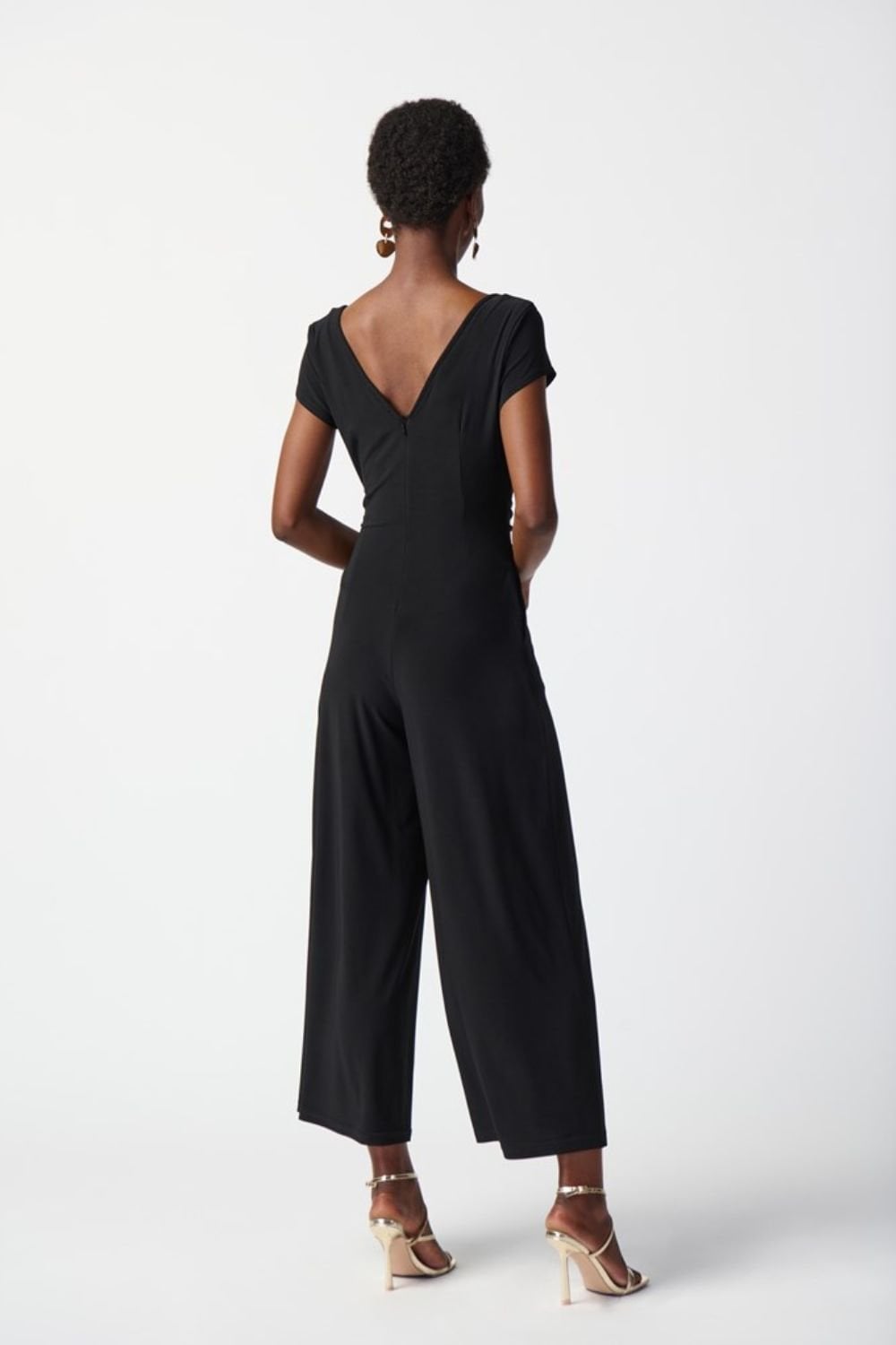 SCOOP NECK BLACK  JUMPSUIT | COL=BLACK