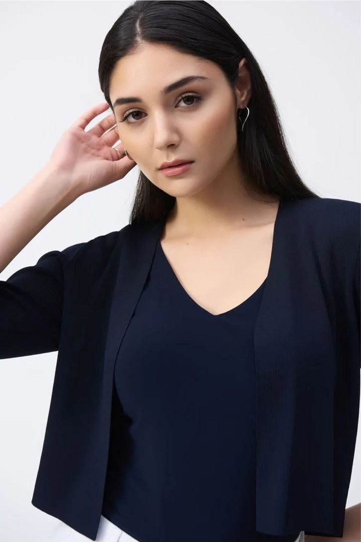 SWEATER KNIT COVER UP | COL=MID BLUE