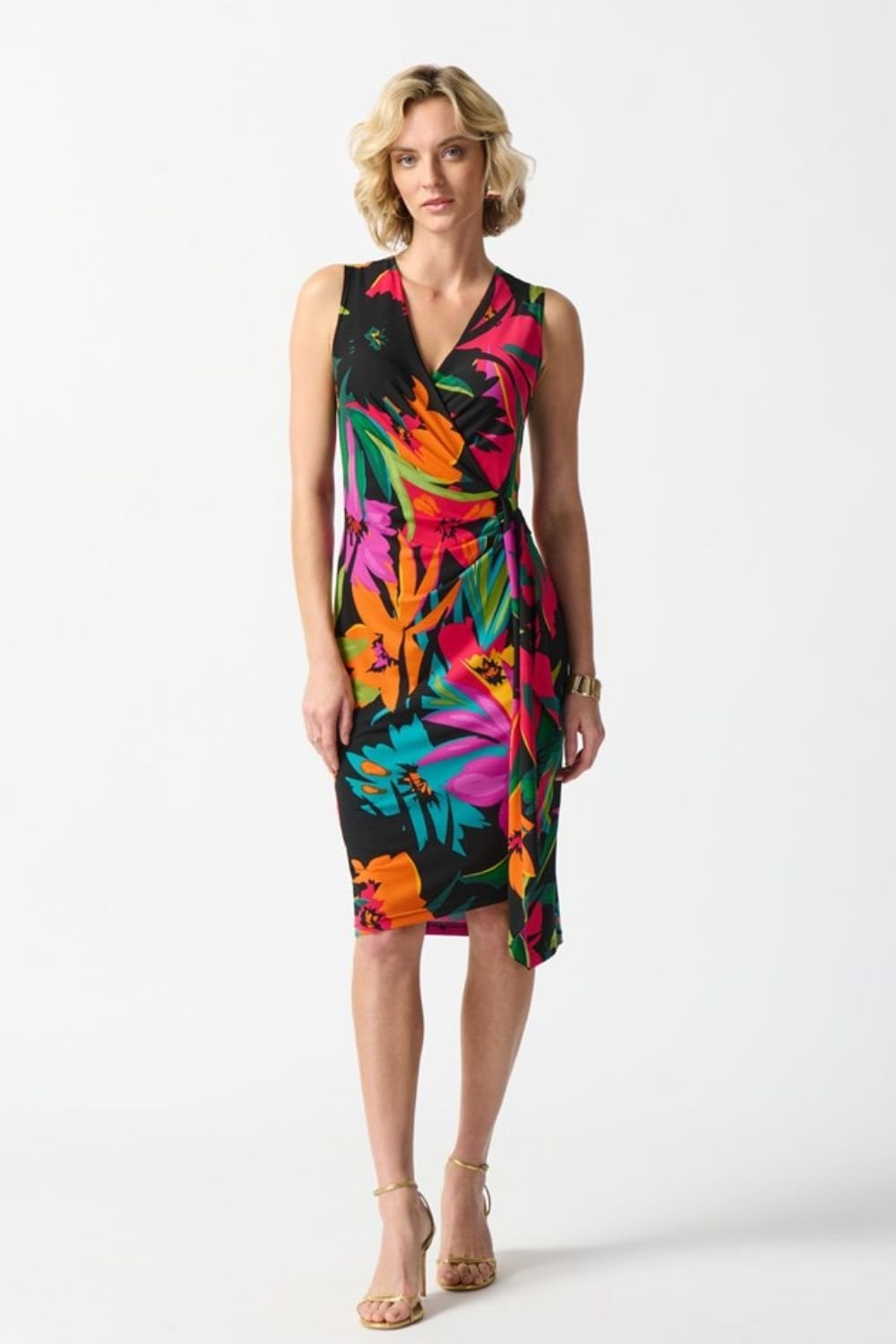 TROPICAL PRINT DRESS | COL=MULTI