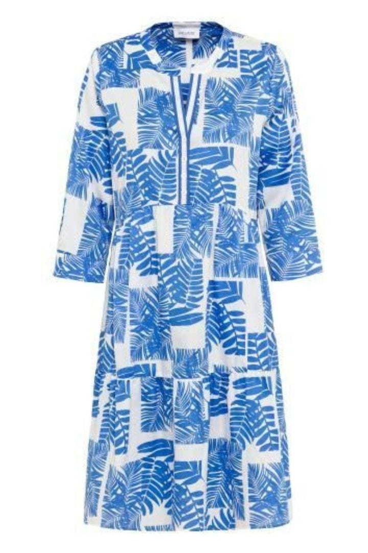 BLUE LEAF DRESS | COL=BLUE