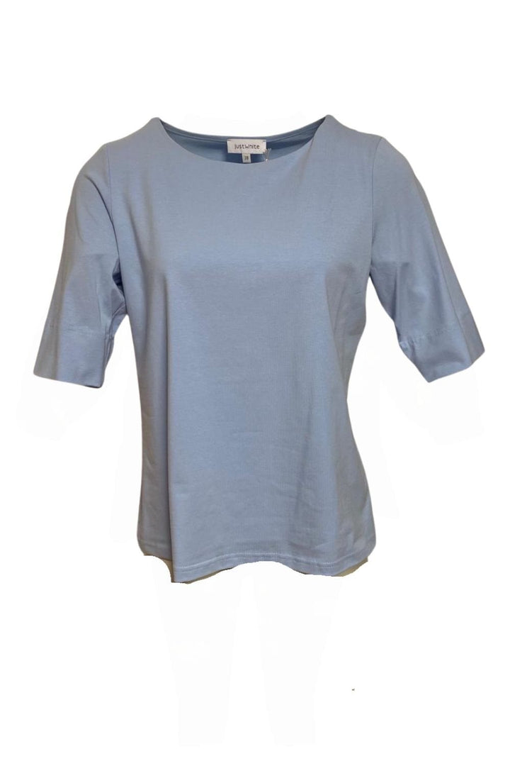 HALF SLEEVE TOP | COL=BLUE