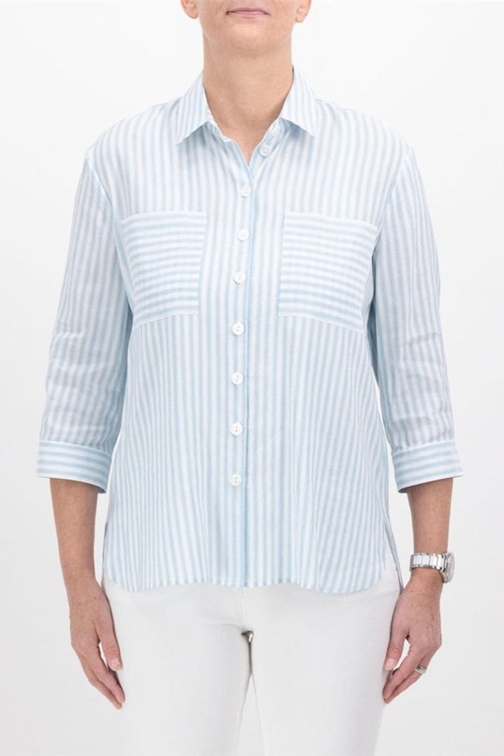STRIPED SHIRT | COL=BLUE