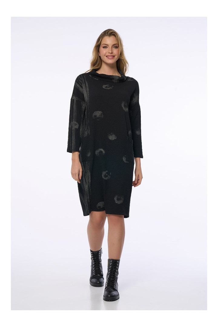 MANA DRESS | COL=BLACK