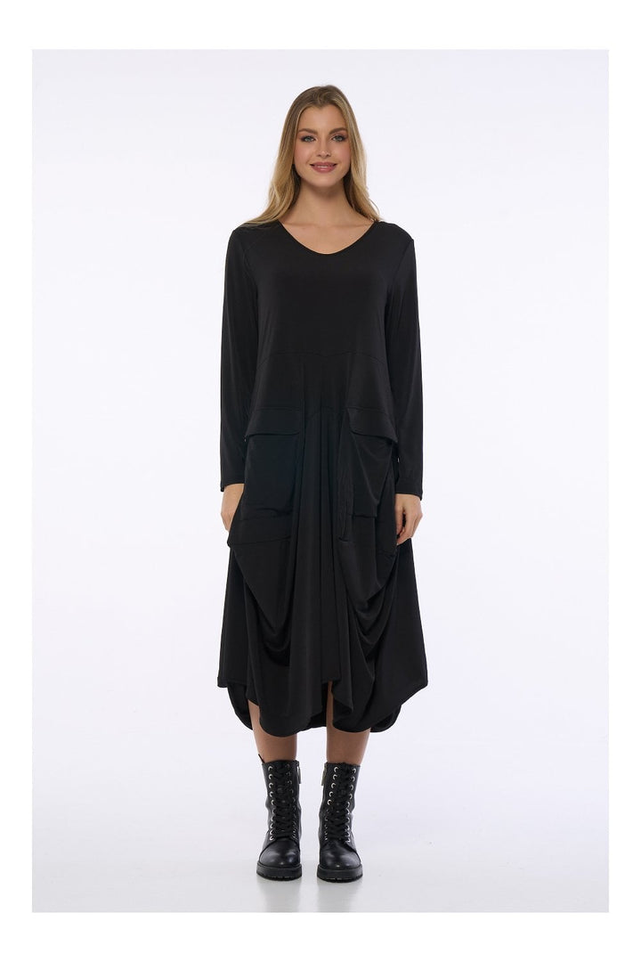 SAKI DRESS | COL=BLACK