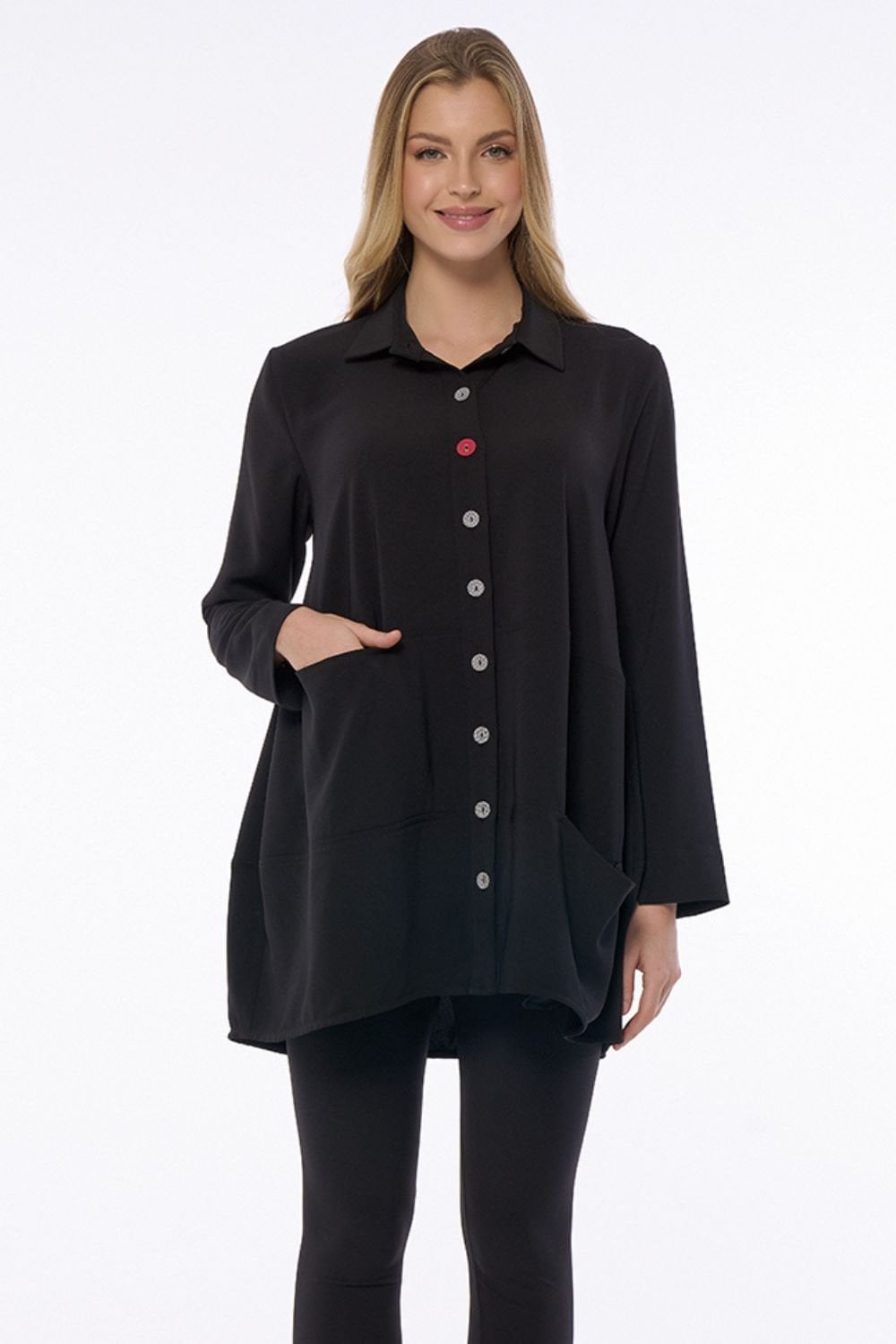 WASHI TUNIC | COL=BLACK