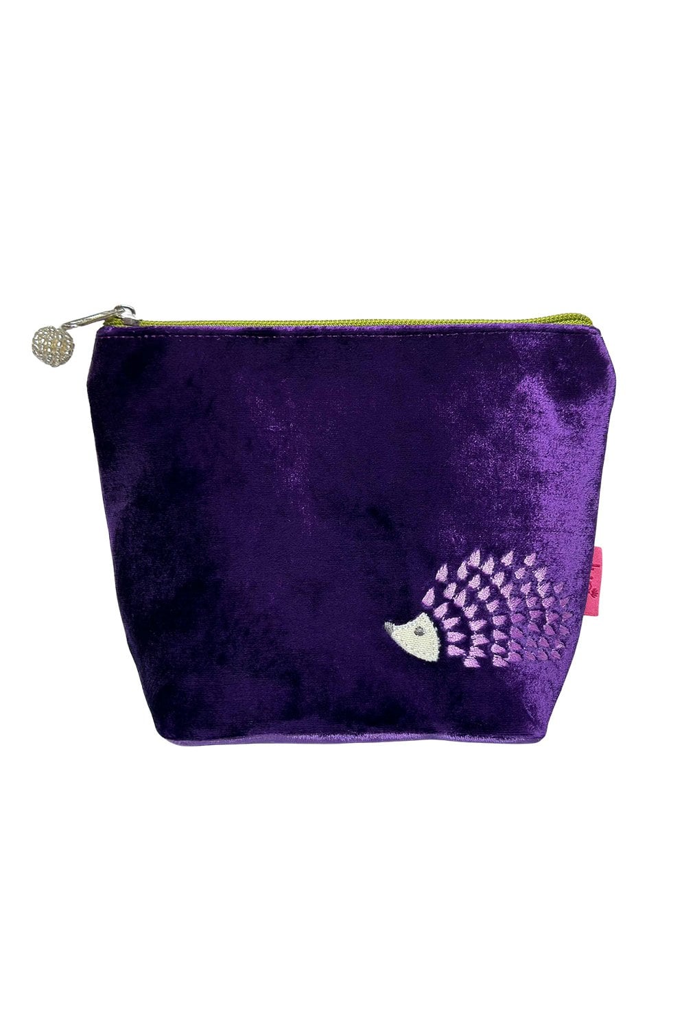 HEDGEHOG COSMETIC PURSE | COL=PURPLE,RUST,SAGE,TEAL