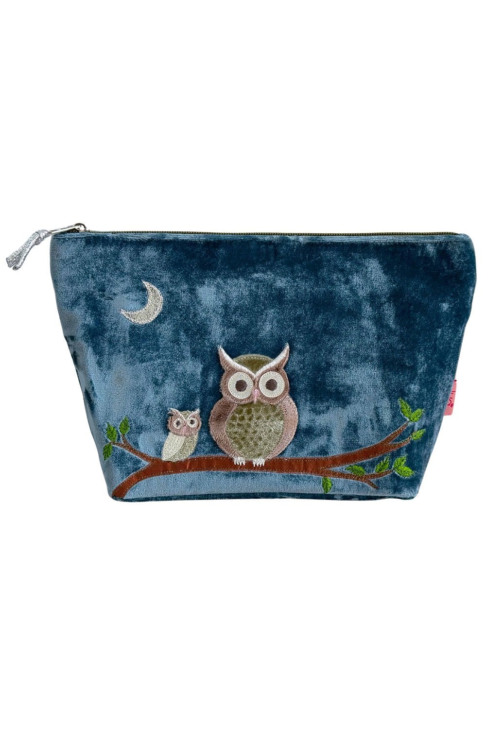 OWL WIDE COSMETIC PURSE | COL=BLUE