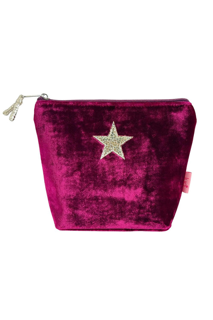 STAR COSMETIC PURSE | COL=BURGUNDY