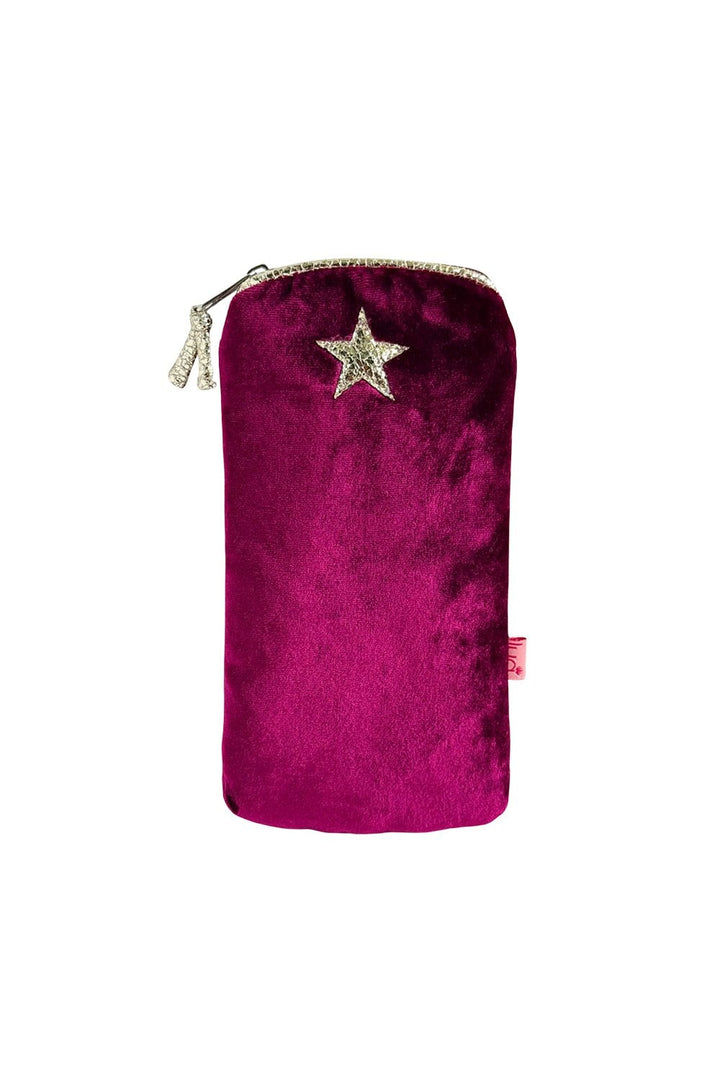 STAR GLASSES CASE | COL=BURGUNDY