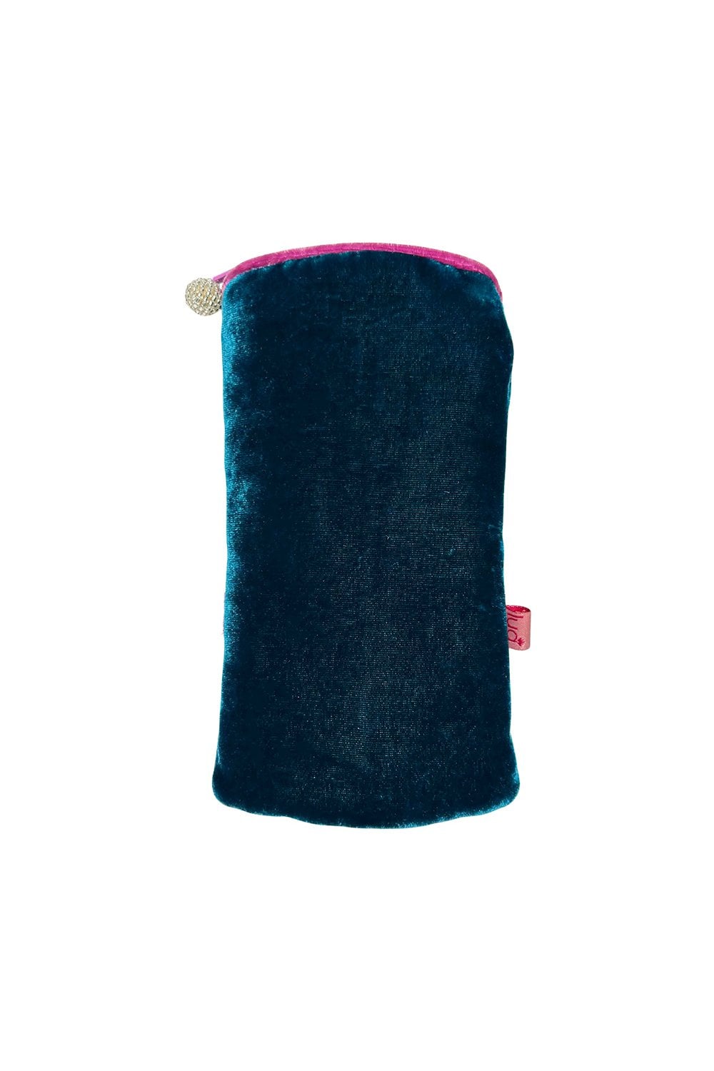 VELVET GLASSES CASE | COL=TEAL