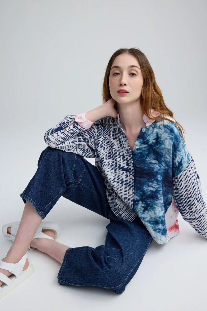 DAHLIA WOVEN SHIRT | COL=SAKURA