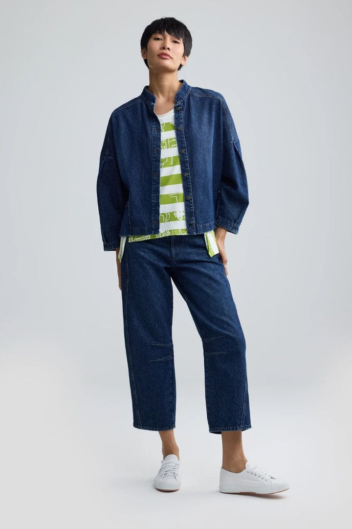 JADE WOVEN JACKET | COL=INDIGO