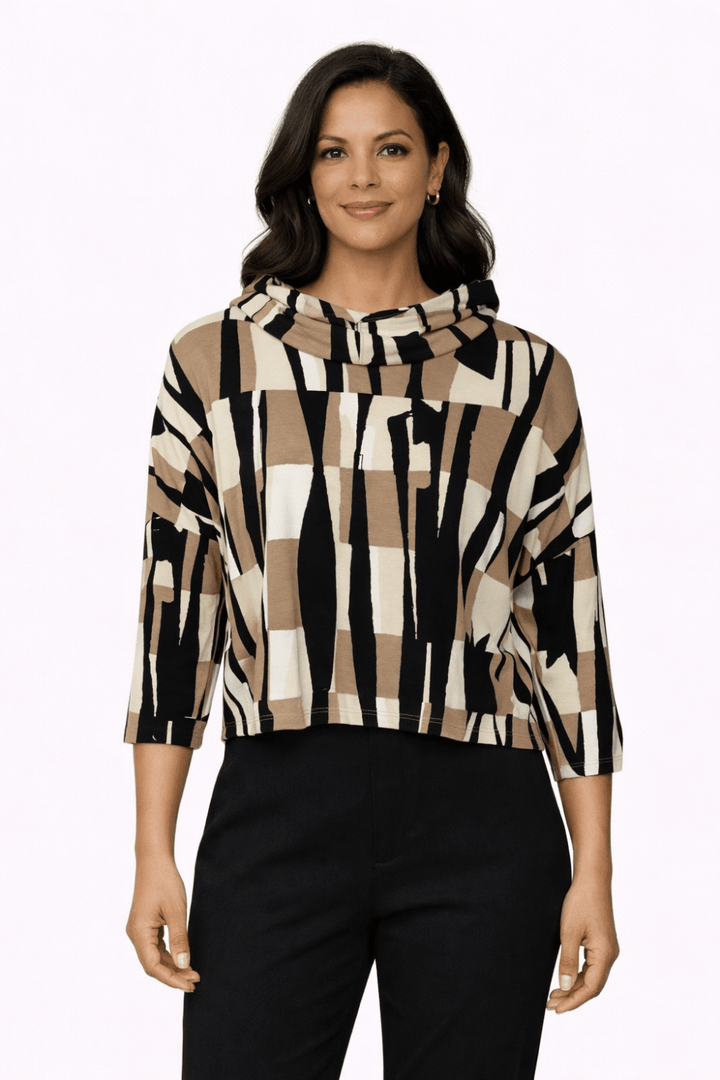 MULTI GRID EASY TOP | COL=BEIGE