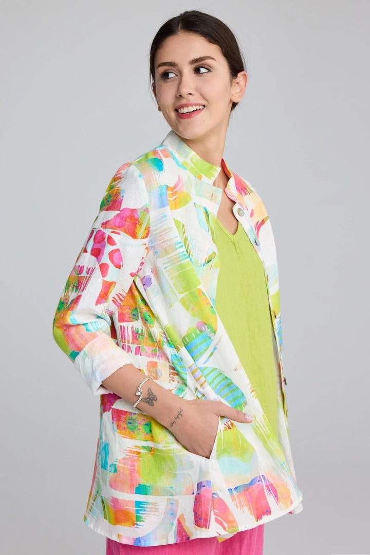 MULTI PRINT POCKET SHIRT | COL=COLOURFUL