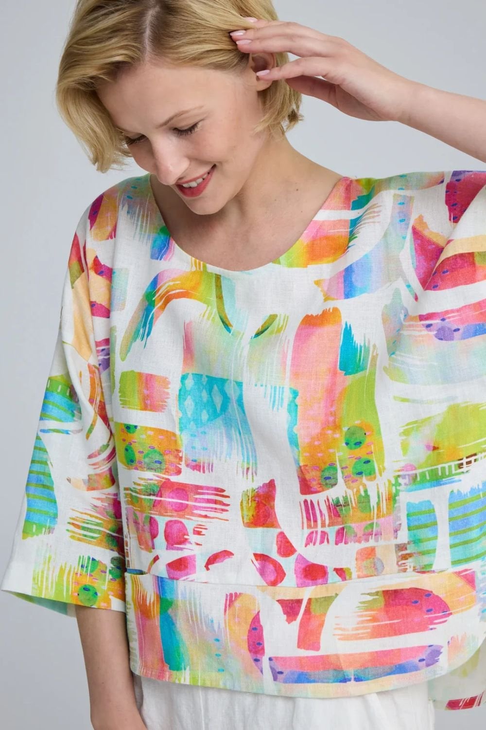 MULTI PRINT TOP | COL=COLOURFUL