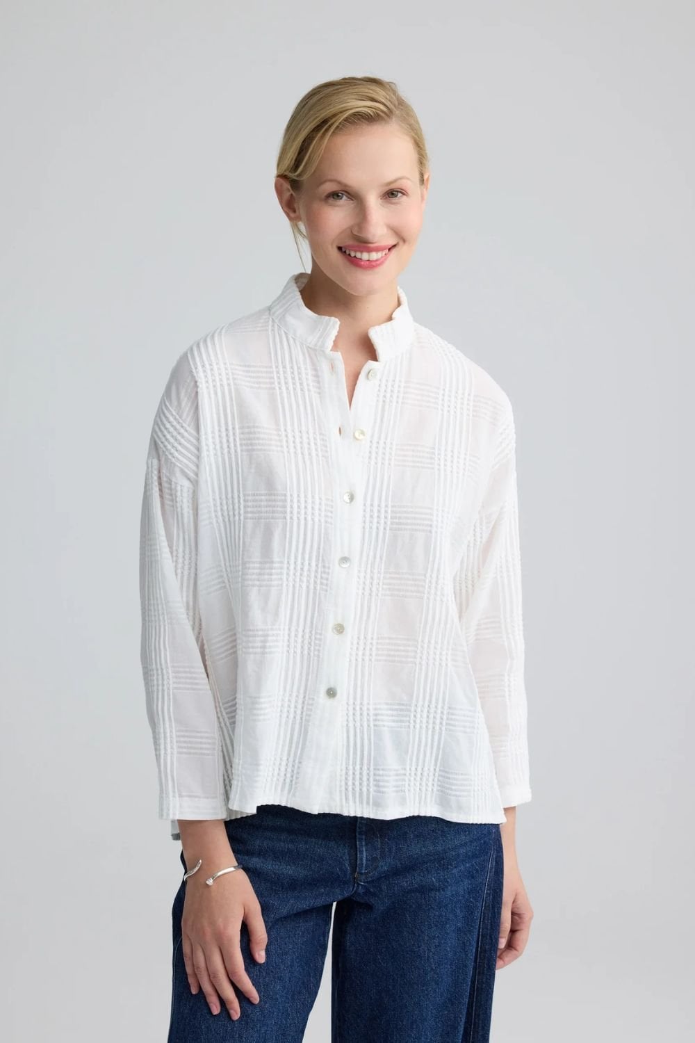 SERINA SHIRT | COL=ECRU
